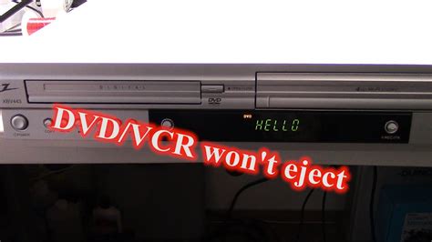 vcr metal bracket wont ejecr|vcr not working.